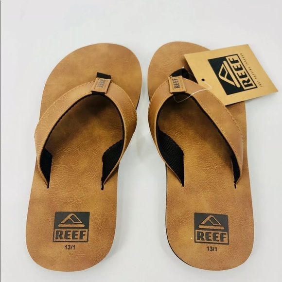 Reef kids sandals 13/1 leather - Picture 4 of 5